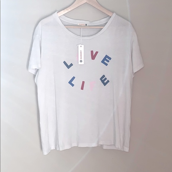 // SUNDRY ‘Love Life’ Boyfriend Tee // - Picture 4 of 7